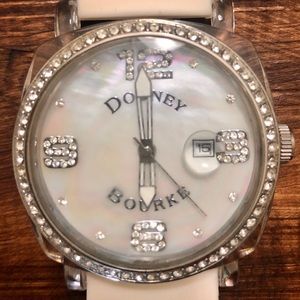 Dooney and Bourke white pearl watch